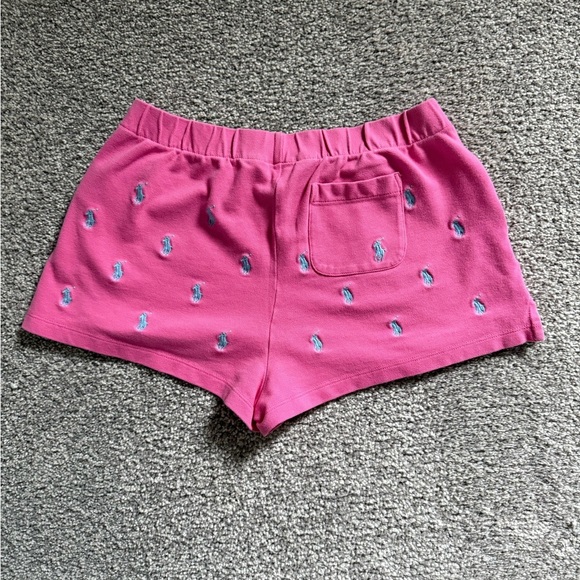 Polo by Ralph Lauren Pink Anchor Print Shorts - Picture 3 of 7